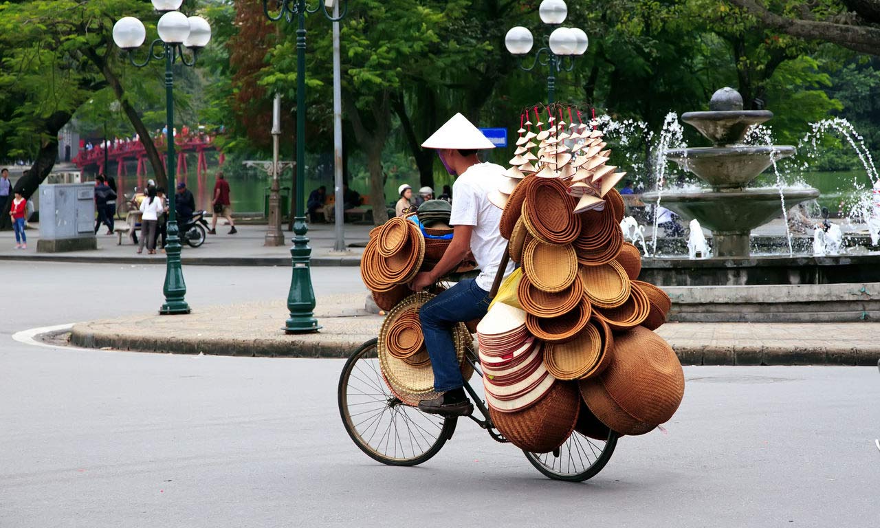 00138 asien vietnam hanoi hauptstadt fahhradfahrer picoftheday fotomotiv