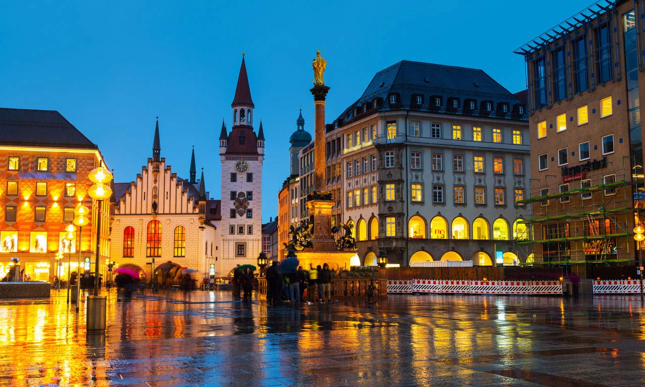 00219 deutschland bayern münchen marienplatz hotel urlaub wochenendreise