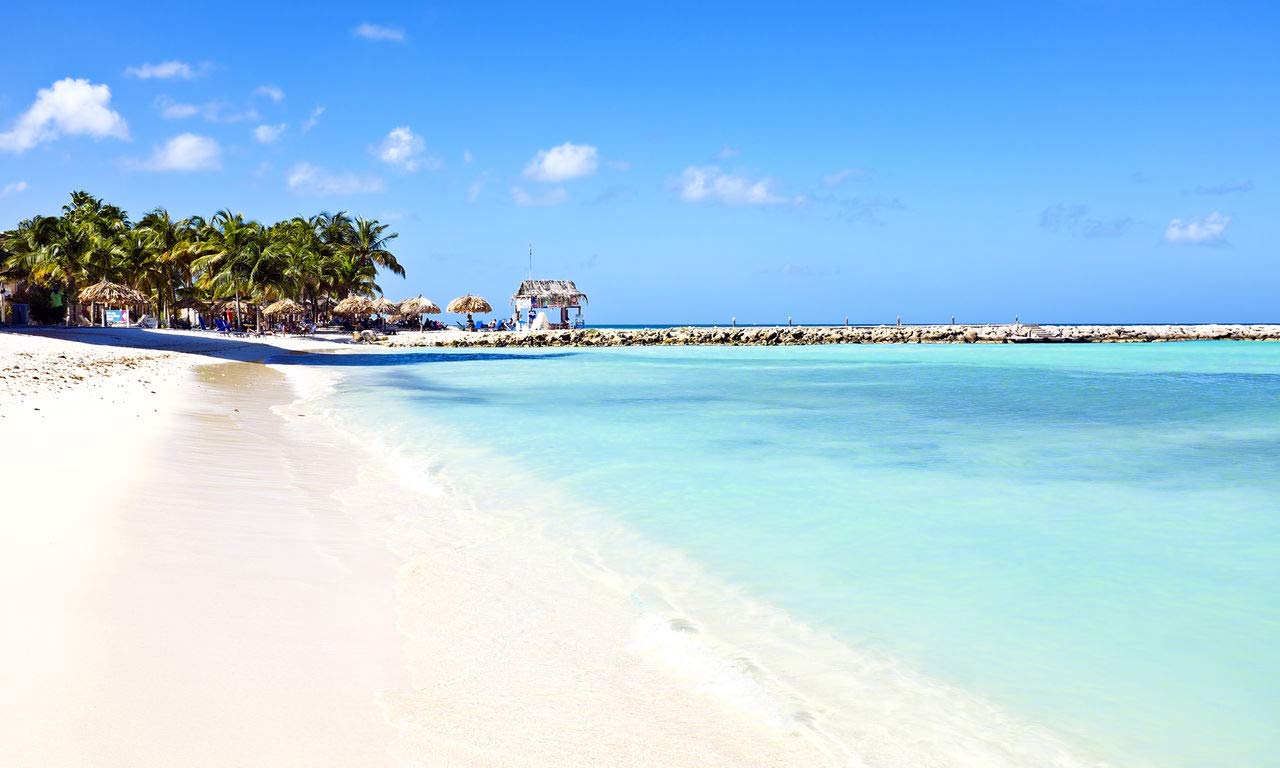 00237 karibik aruba palm beach sandstrand meer traumurlaub