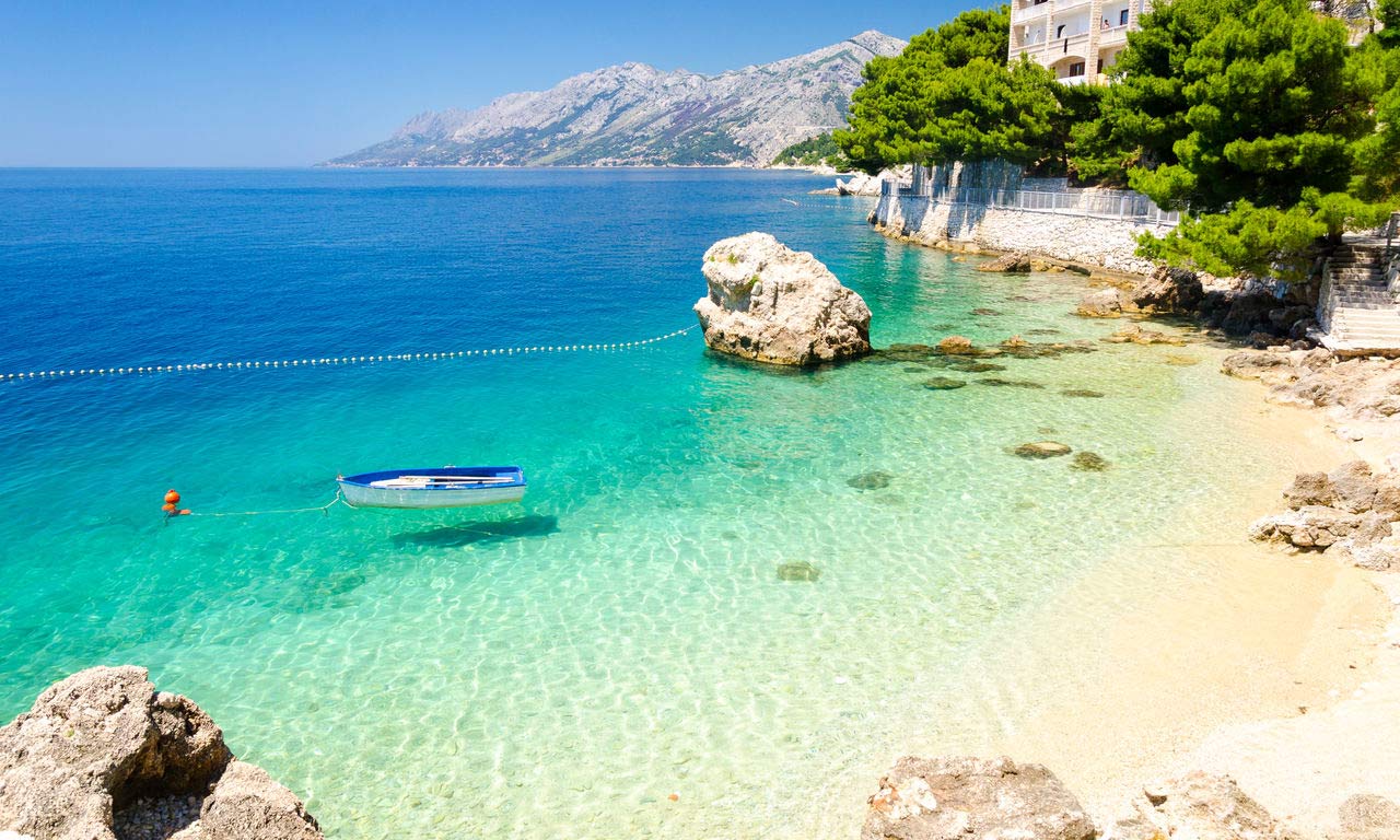 00367 urlaub koroatien 2020 makarska riviera brera adria bucht strand