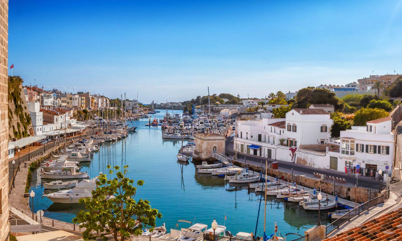 00416 europa spanien ballearen menorca ciutadella altstadt traumurlaub sommer mittelmeer baden sonne strand