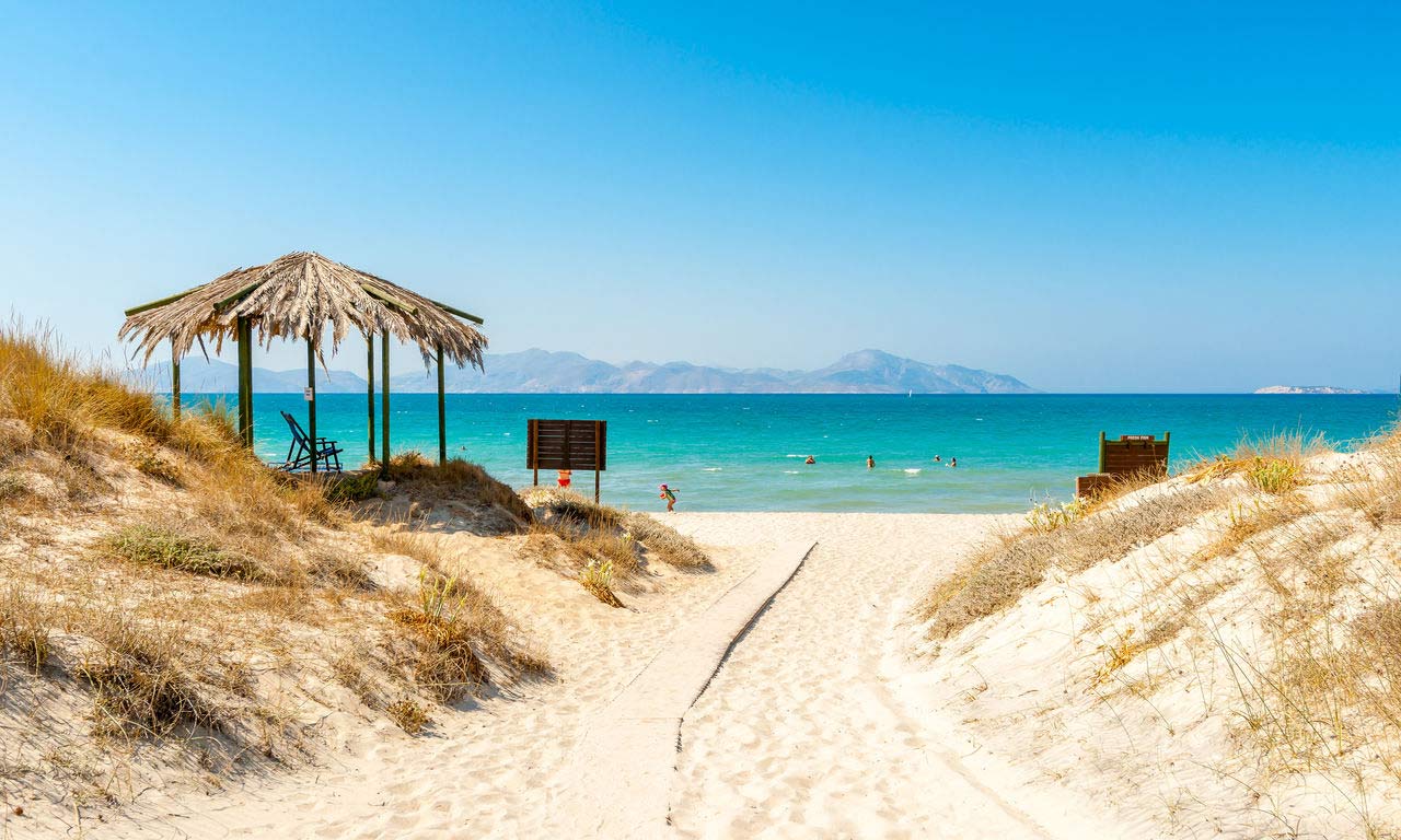 00430 griechenland urlaub günstig kos sandstrand mittelmeer palmen traumurlaub