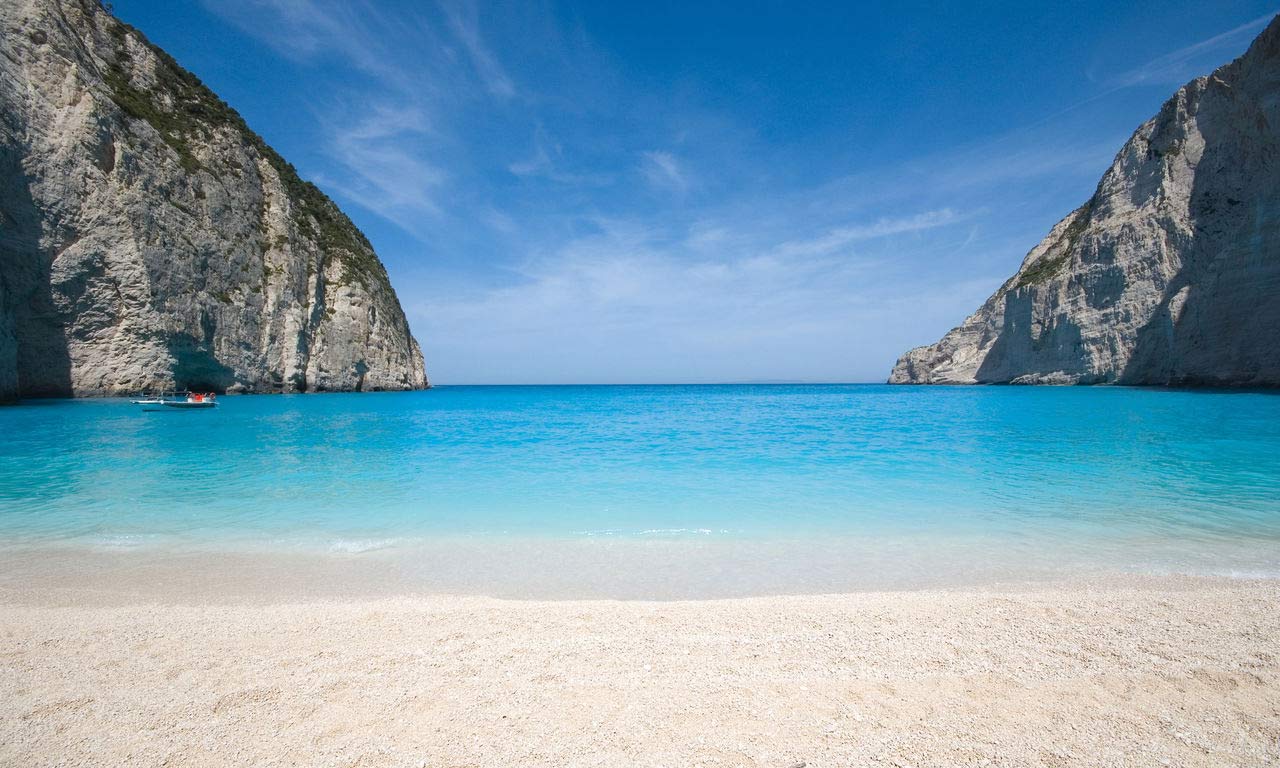 00462 europa griechenland zakynthos schmugglerbucht sandstrand mittelmeer urlaub all inclusive