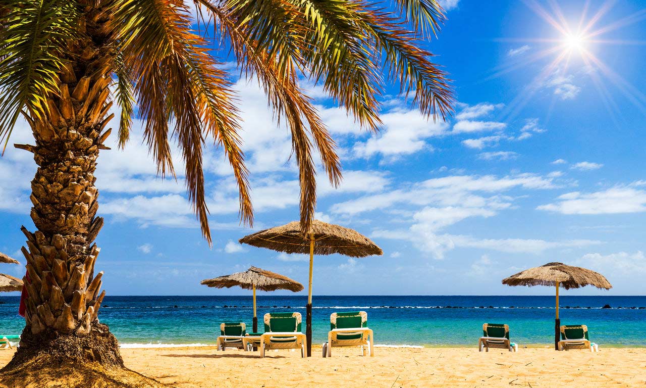 00528 europa spanien kanaren teneriffa pauschalreise all inclusive traumurlaub sommer baden sonne schwarz strand