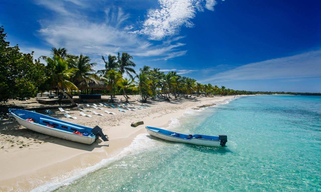 00802 dominikanische republik urlaub fernreise karibik traumstrand insel strand sommer palmen paradies