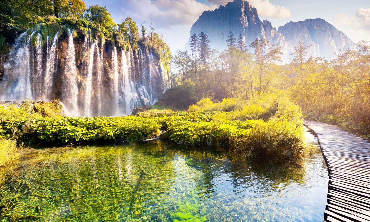 00992 kroatien urlaub plitvice seen national park ausflug sightseeing