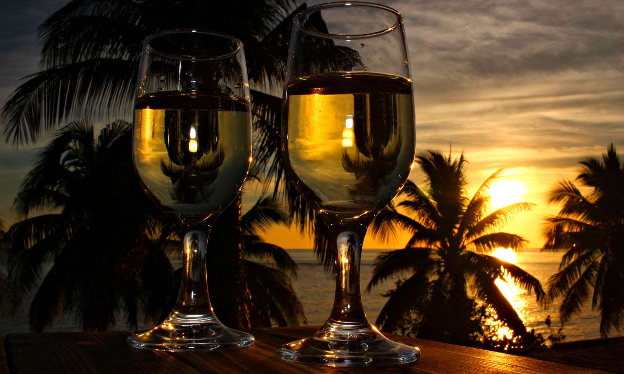00999 kuba urlaub fernreise karibik traumstrand insel strand sommer sonnenuntergang romantisch palmen paradies