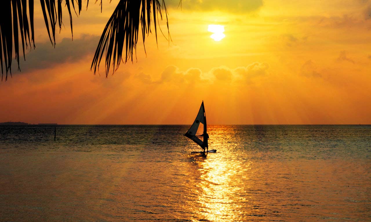 01021 malediven urlaub fernreise traumstrand insel strand sommer sonnenuntergang paradies