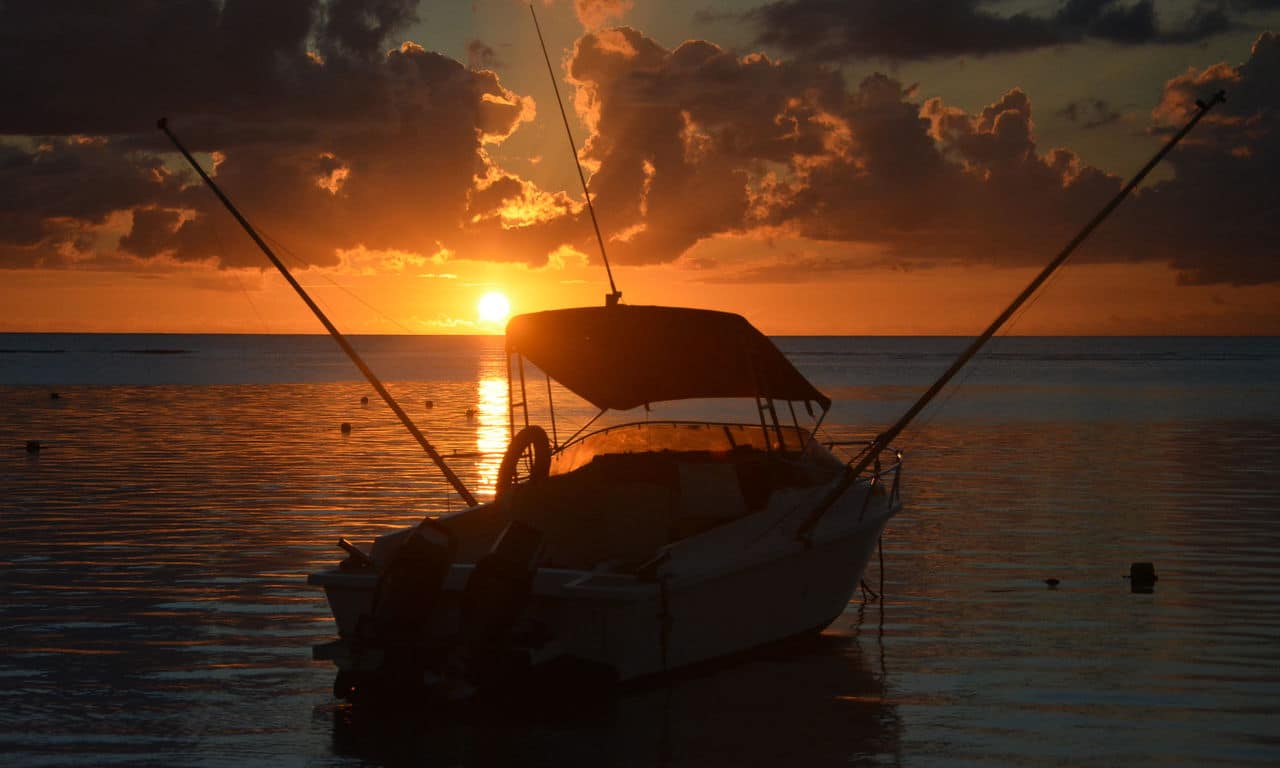 01052 mauritius urlaub fernreise sonnenuntergang bootsausflug traumstrand insel strand sommer paradies