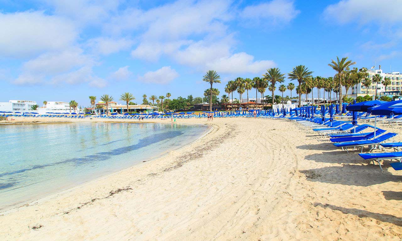 01178 zypern urlaub mittelmeer traumstrand insel palmen strand sommer strandurlaub