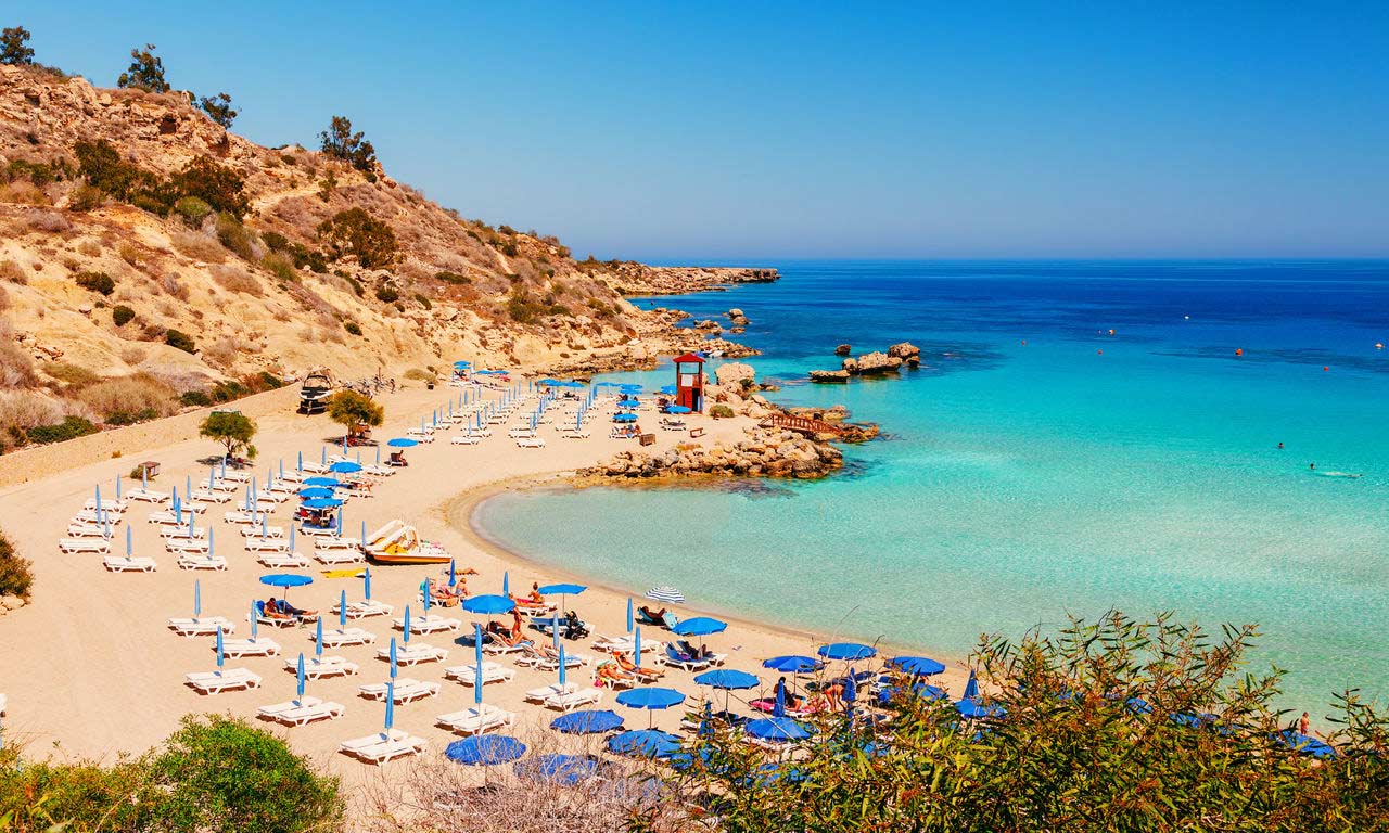 01183 zypern urlaub mittelmeer traumstrand insel palmen strand sommer strandurlaub