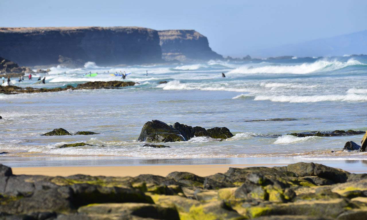 01242 fuerteventura spanien urlaub atlantik kanaren insel sommer el cotillo strand strandurlaub erholung palmen