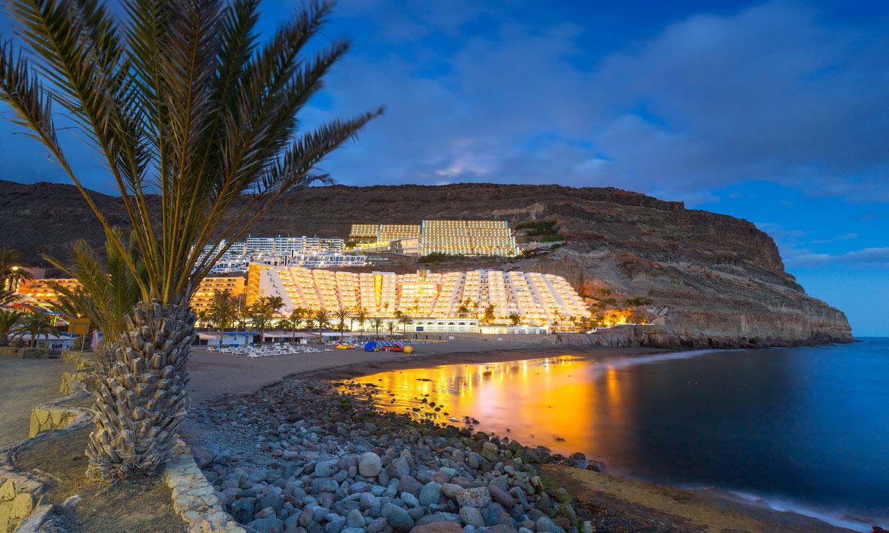 01253 gran canaria spanien urlaub atlantik kanaren insel sommer taurito strandurlaub erholung palmen