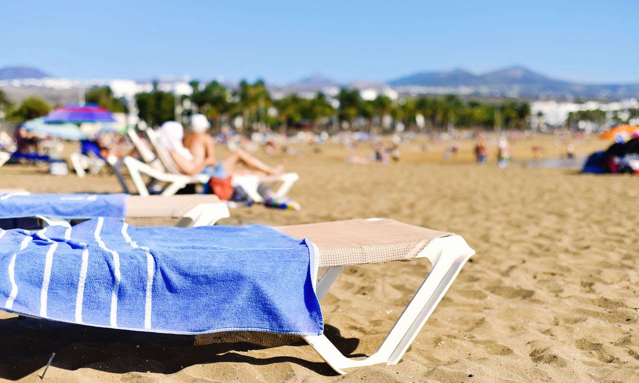 01268 lanzarote spanien urlaub atlantik kanaren insel sommer strandurlaub erholung palmen