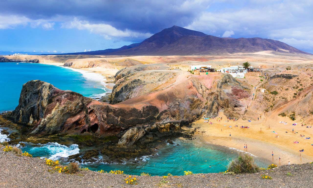 01269 lanzarote spanien urlaub atlantik kanaren insel sommer strandurlaub erholung papagayo