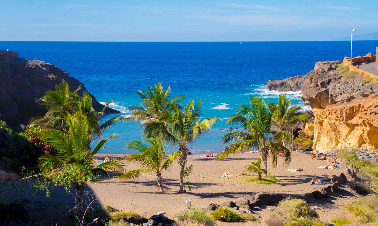 01311 teneriffa spanien atlantik last minute urlaub kanaren insel sommer strandurlaub erholung palmen calao salvaje