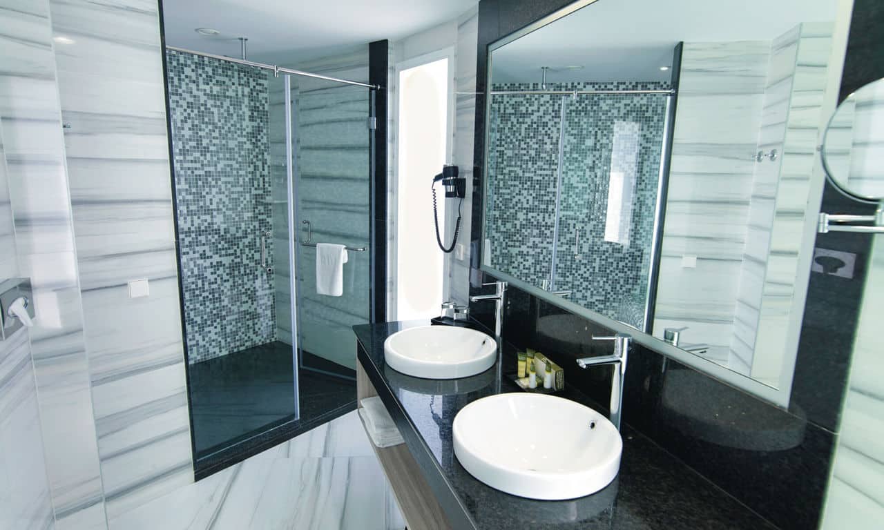 gran canaria - hotel Riu Palace meloneras - Junior Suite bad