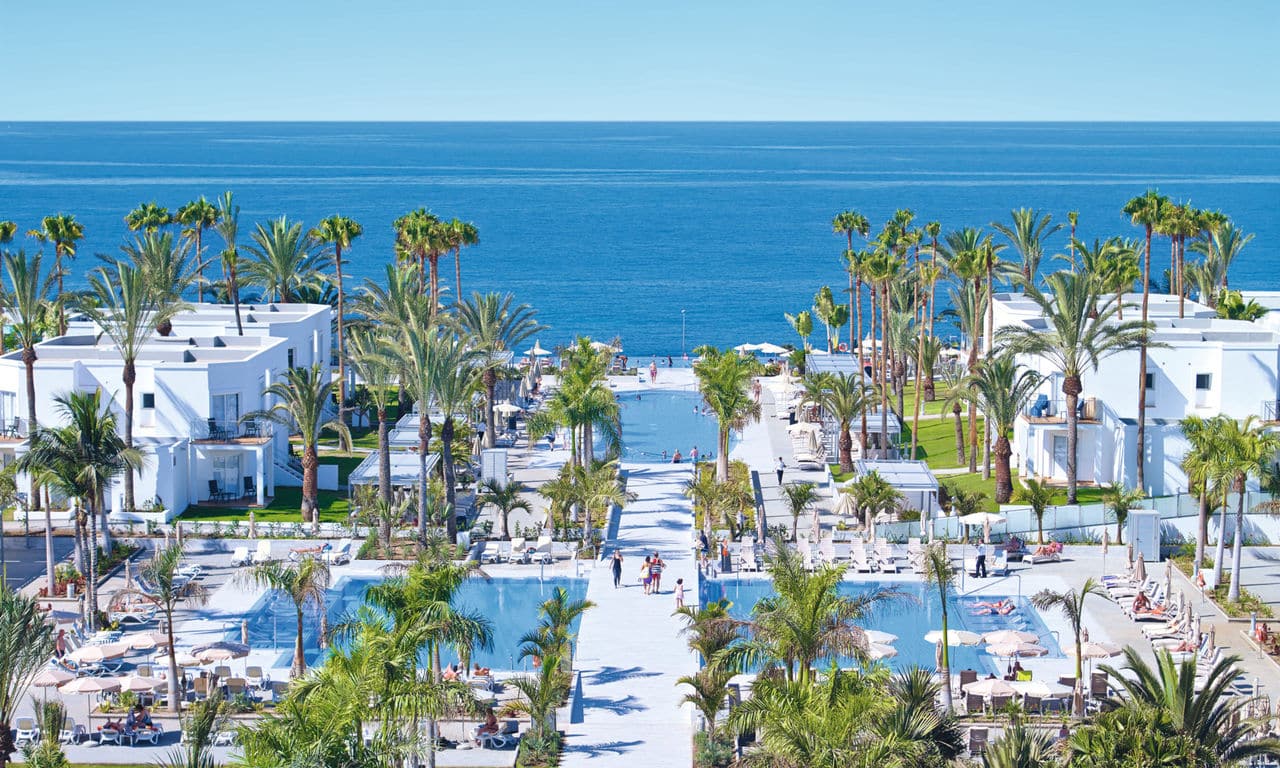 gran canaria - hotel Riu Palace meloneras - pool und hotel 03