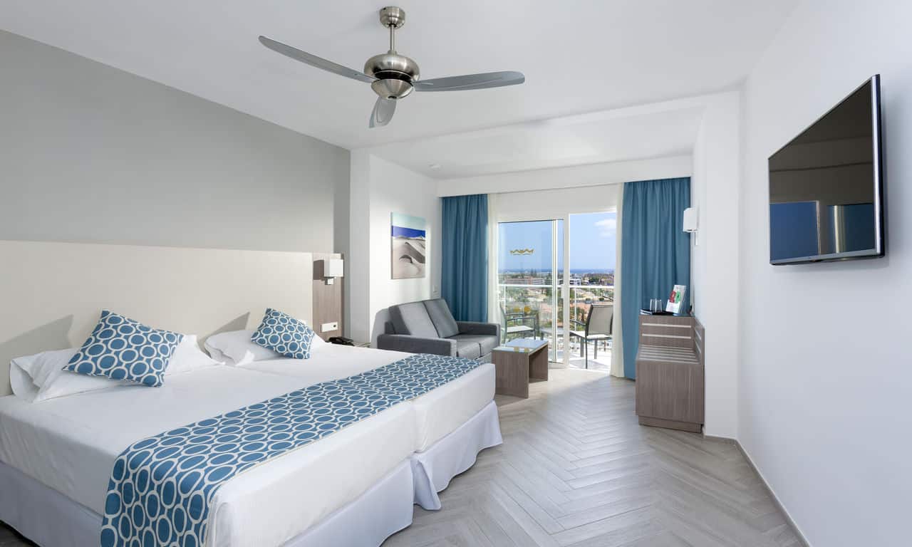 Gran Canaria - hotel Riu Papayas - doppelzimmer mit gartenblick
