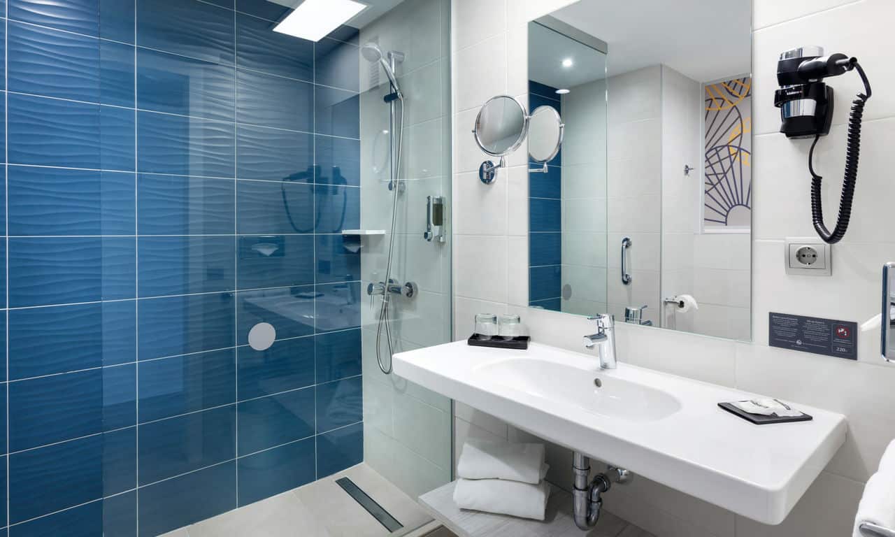 Gran Canaria - hotel Riu Vistamar - einzelzimmer bad