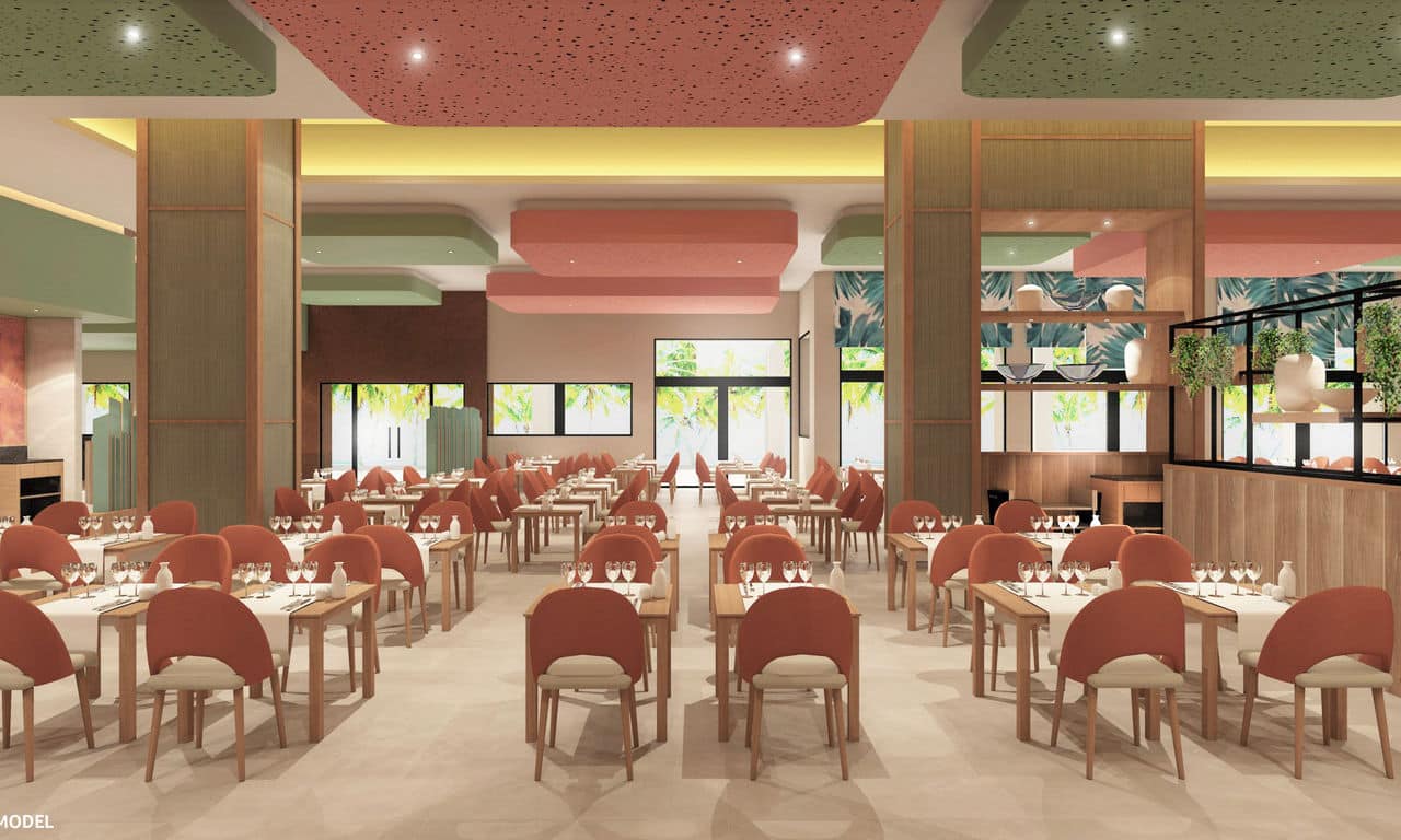 Karibik Jamaika - hotel Riu Montego Bay - hauptrestaurant 01