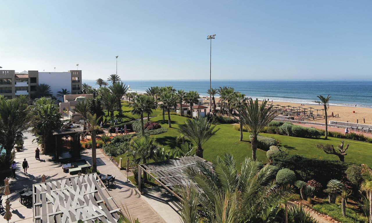 Marokko - Hotel RIU Palace Tikida Agadir - Hotelanlage und Strand