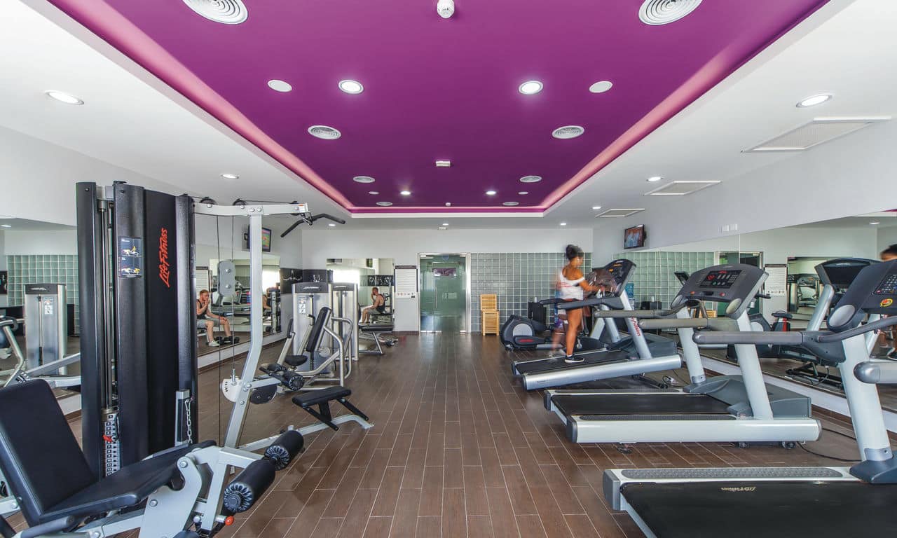 Mexiko cancun - hotel Riu Cancun - fitnessstudio