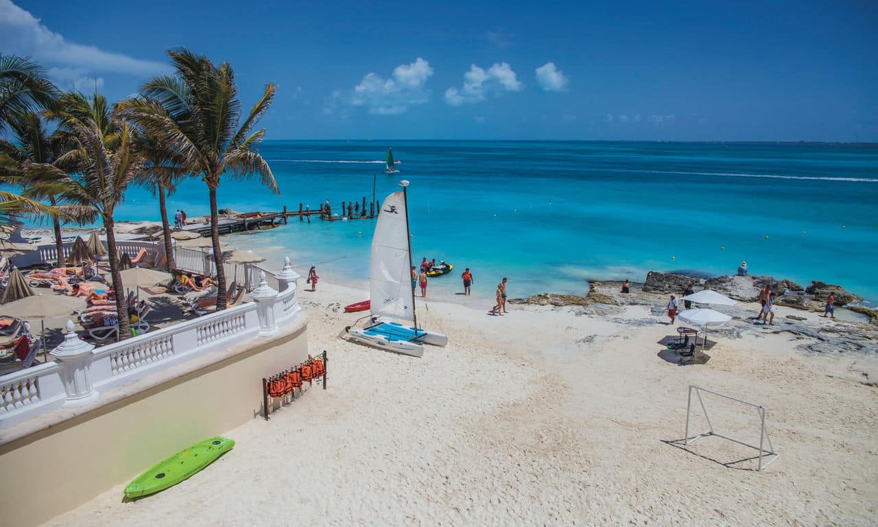 Mexiko cancun - hotel Riu Cancun - strand