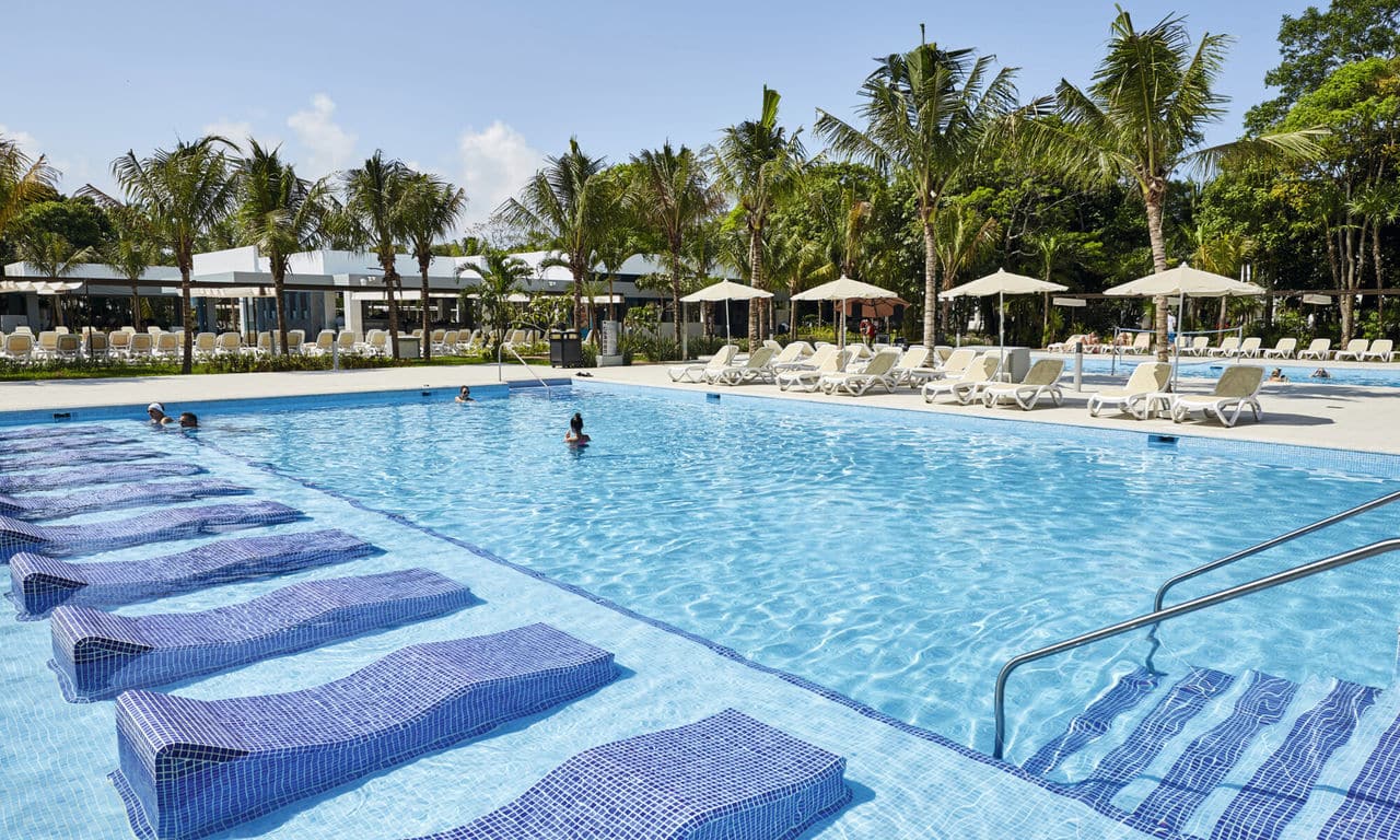 Mexiko playa del carmen - hotel Riu Tequila - swimming pool