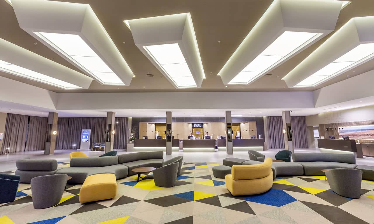 spanien Costa De La Luz - hotel Riu Chiclana - Lobby Rezeption