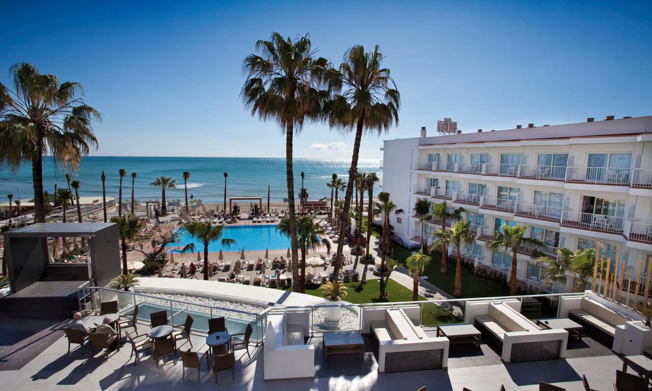 Spanien Costa Del Sol - Hotel RIU Nautilus - Hotelanlage und Strand