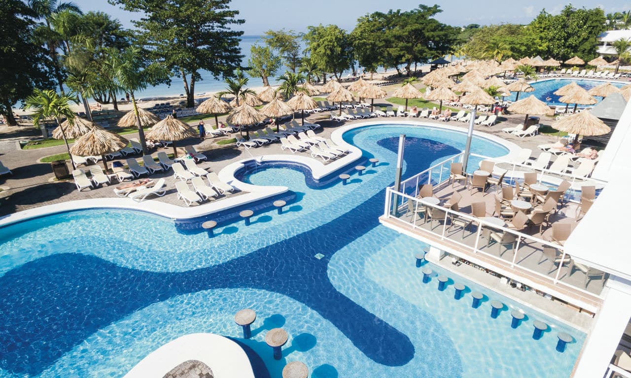 jamaika negril hotel riu negril swimming pool 2
