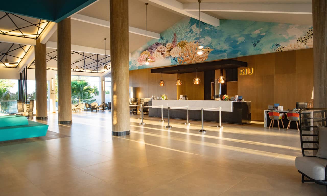 jamaika negril hotel riu palace tropical bay lobby_reception