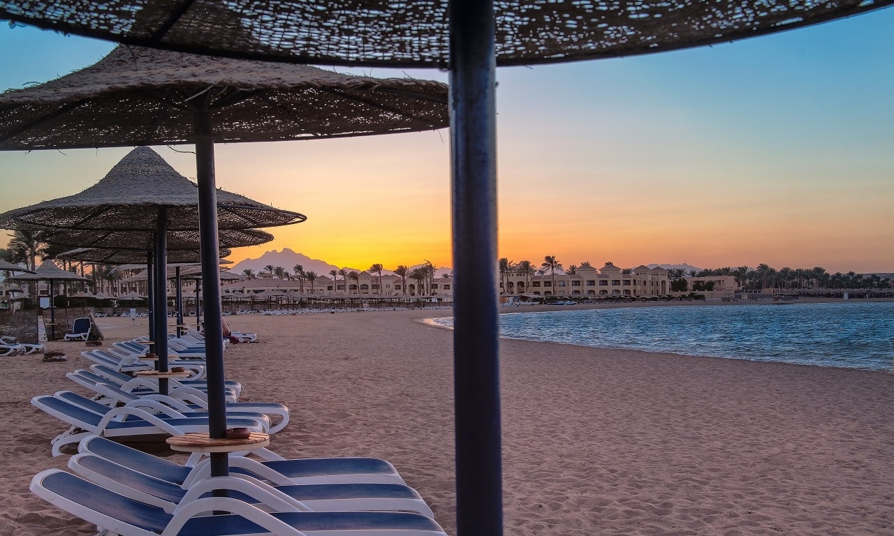aegypten hurghada makadi bay cleapatra luxury resort strand