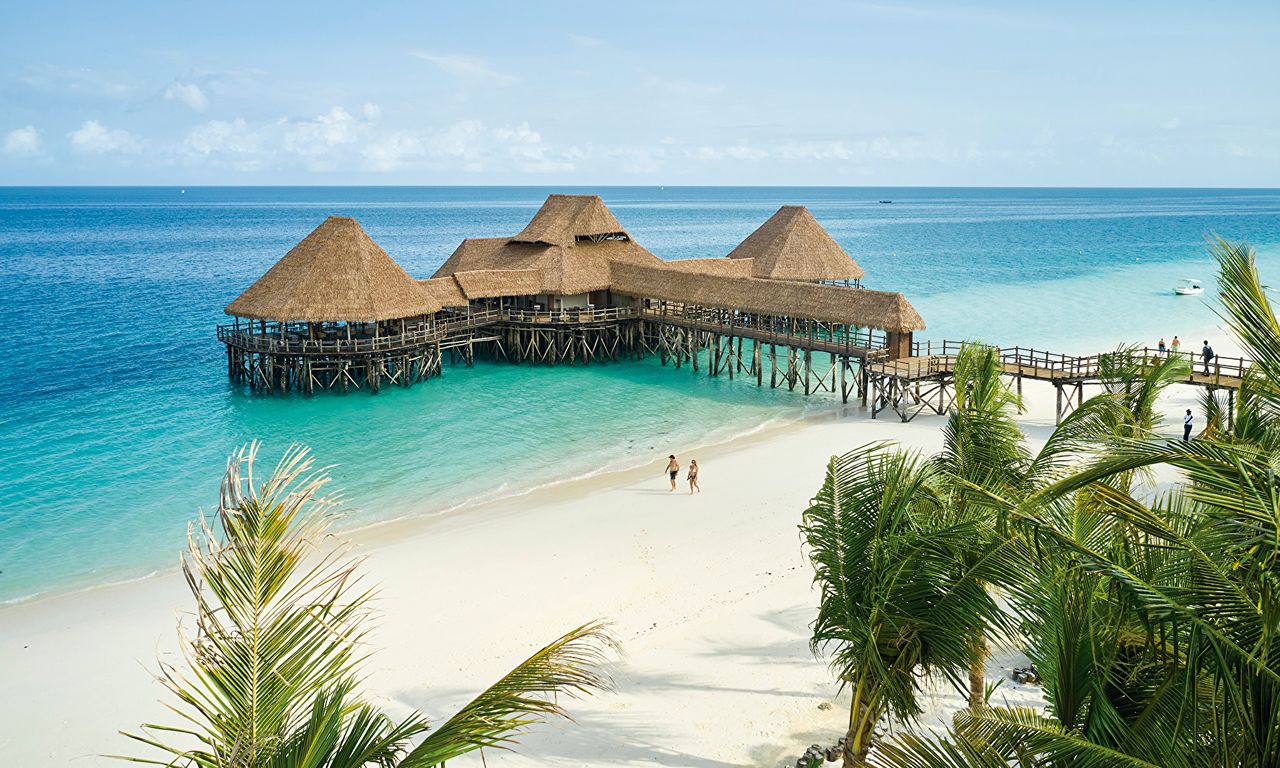 hotel riu jambo sansibar hotelansicht und meer 2