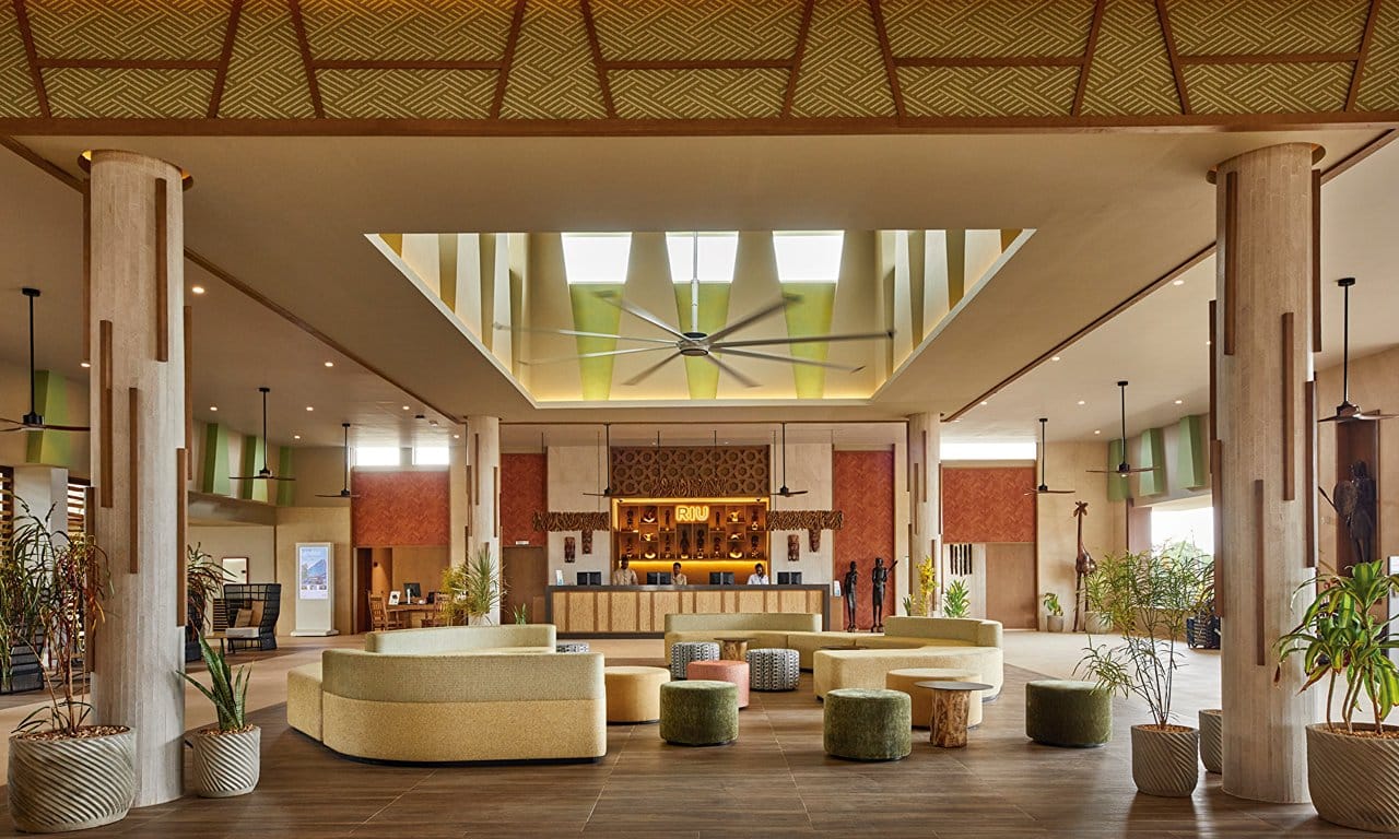 hotel riu jambo sansibar lobby rezeption